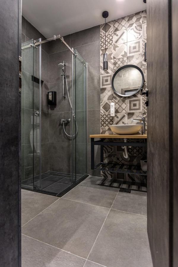 Private bathroom in a room at Grand Central Hotel Bitola